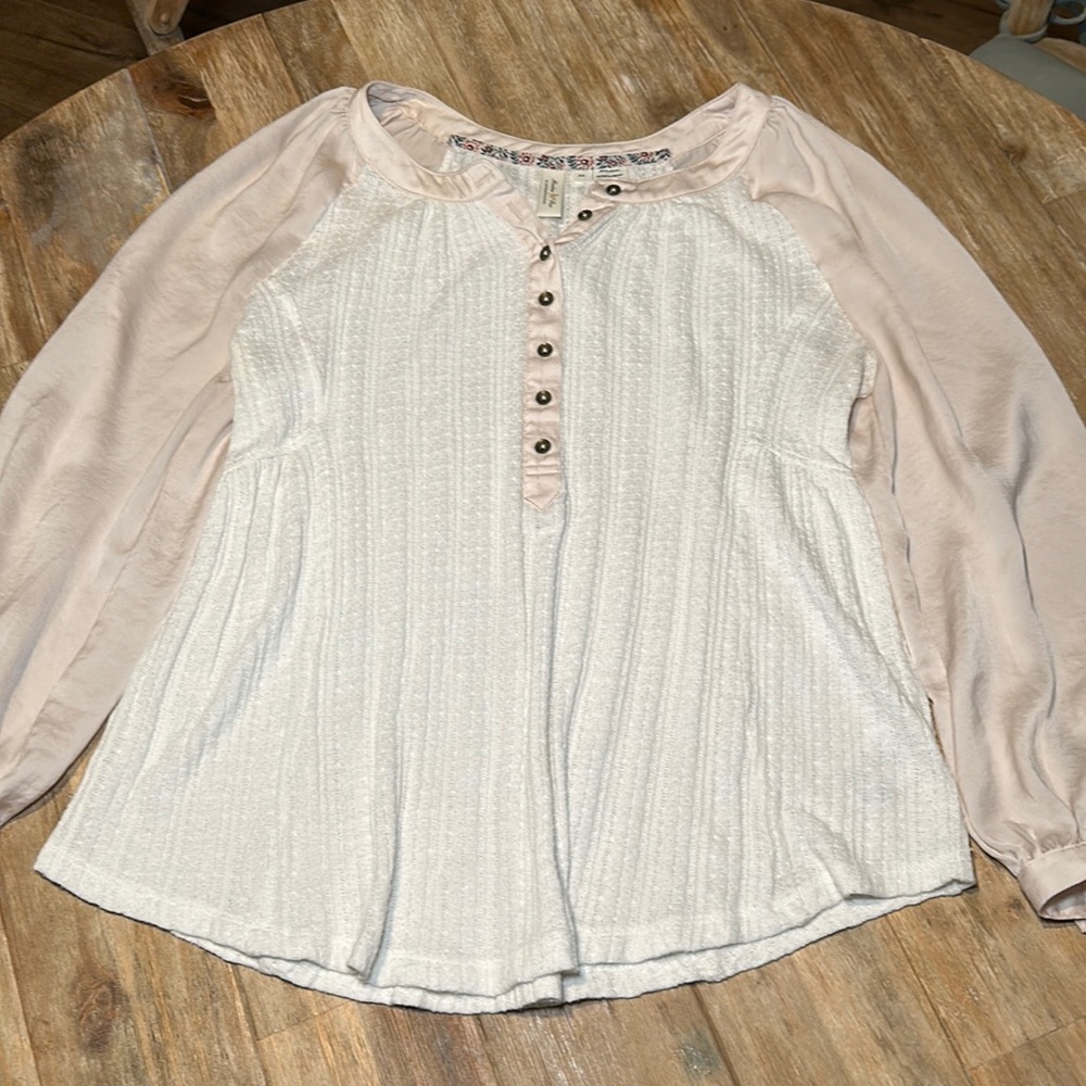 Meadow Rue by Anthropologie peasant blouse, XS